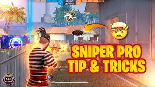 PRO SNIPER TIPS & TRICKS IN TAMIL🤯 | INFINITE SNIPER TRICKS ♾️ | FREEFIRE | EAGLE RED|