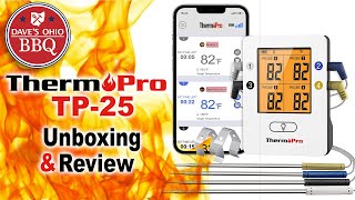 ThermoPro TP25 4 Probe Bluetooth Thermometer - Unboxing & Review