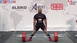 LS McClain - 4th Place 817.5kg Total - 93kg Class 2019 IPF Cla