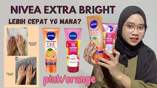 REVIEW NIVEA EXTRA BRIGHT ORANGE DAN PINK SUPER VITAMIN