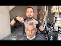 69 year old man 8 month insane transformation asmr haircut