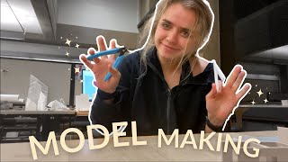 ARCHITECTURE MODEL TIMELAPSE | How I make Architectural Models in College