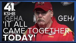 'We needed that': Chiefs coach Andy Reid talks win over Las Vegas