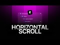 Framer Horizontal Scroll tutorial