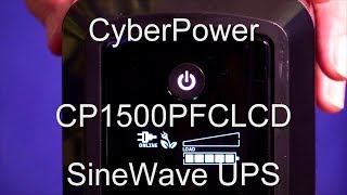 CyberPower CP1500PFCLCD UPS Unboxing