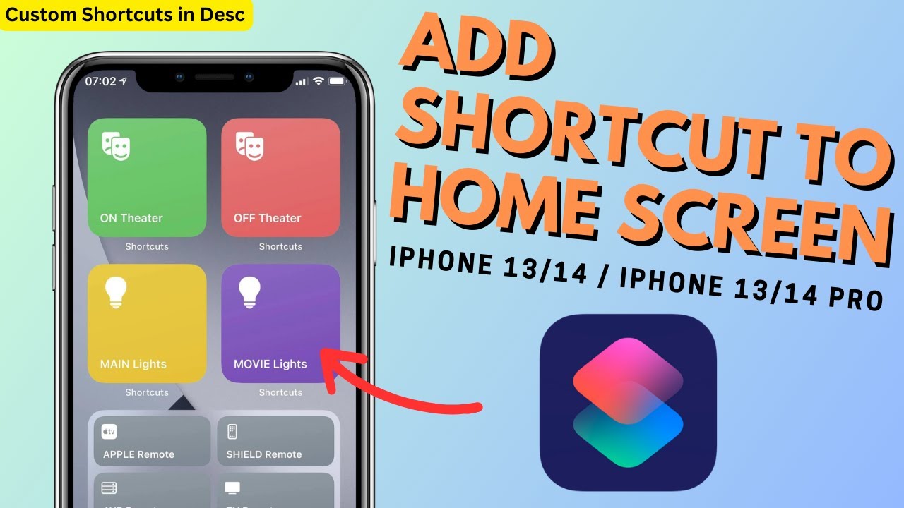 How To Add Shortcuts As Widgets To IPhone Home Screen - YouTube