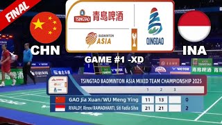 #1-XD- FINAL BAMTC25 | Gao Jia Xuan/ Wu Meng Ying vs Rivaldy/ Siti Fadia Silva