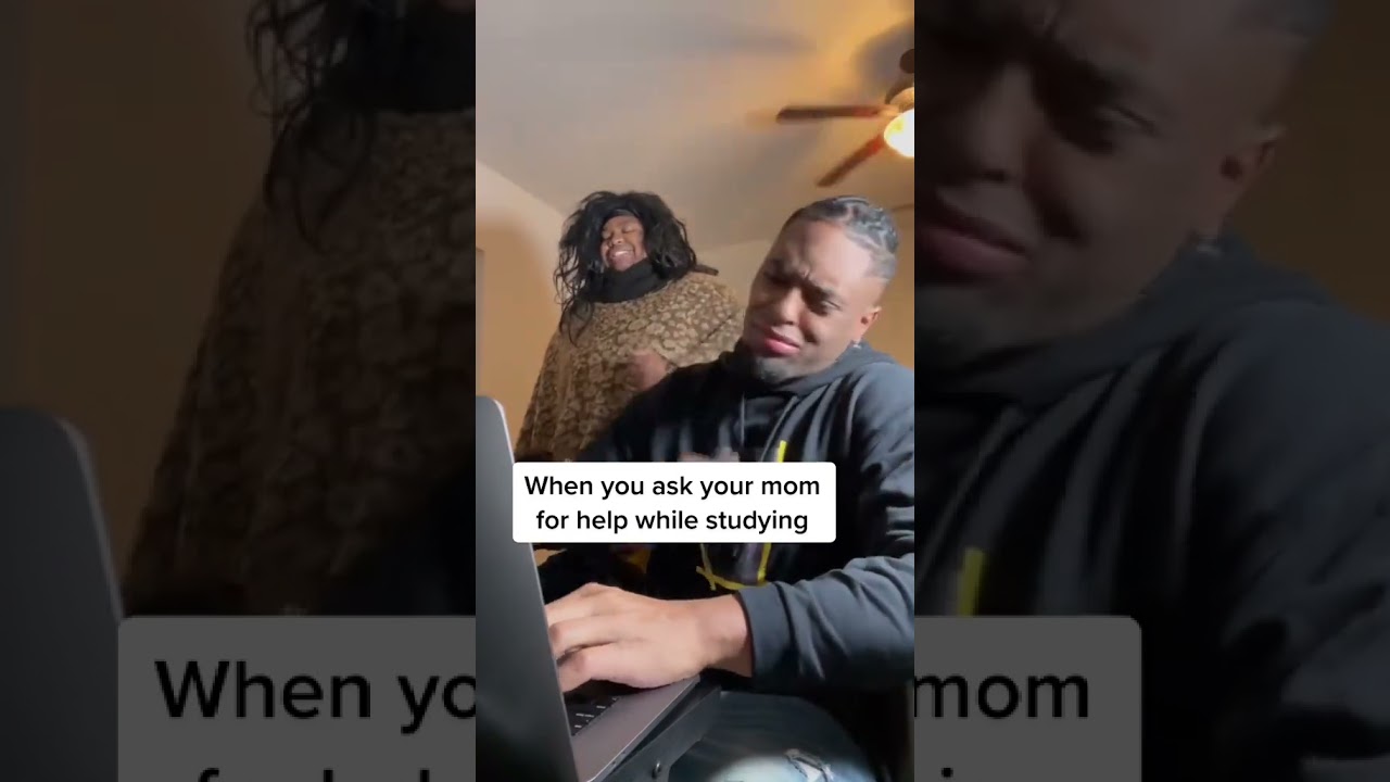 Pov When You Ask Your Mom For Help While Studyingрџ ј Shorts Skit