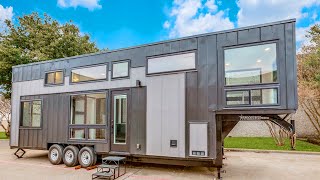 Luxury Beautiful Tiny Home RV on a Gooseneck Trailer | Living Design Tiny House