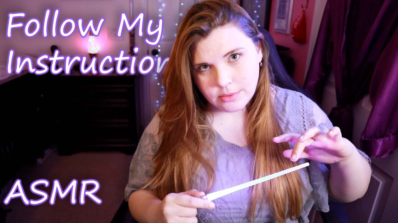 Asmr Follow My Instructions Youtube