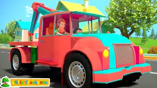 Wheels On The Tow Truck + More Kindergarten Rhymes and Kids Songs