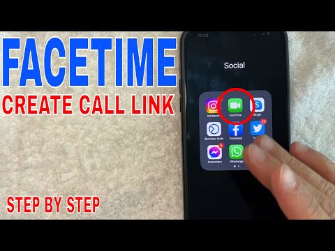 How to Create a Facetime Call Link