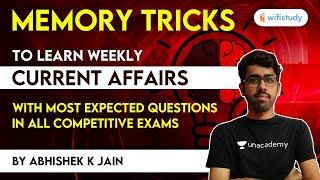 Memory Tricks to Learn Weekly Current Affairs 2020 with Most Expected Questions by Abhishek Jain