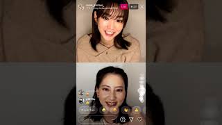 桐谷美玲＆河北麻友子インスタライブ2021.1.10