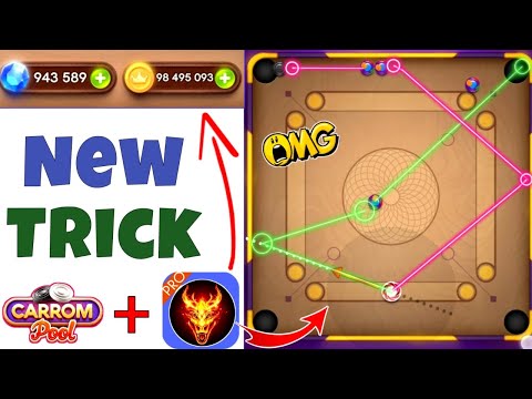 Carrom Pool Nueva aplicación de puntería Reproducción automática gratuita Cómo utilizar Aim Carrom King Bitaim Autoplay Nuevo truco