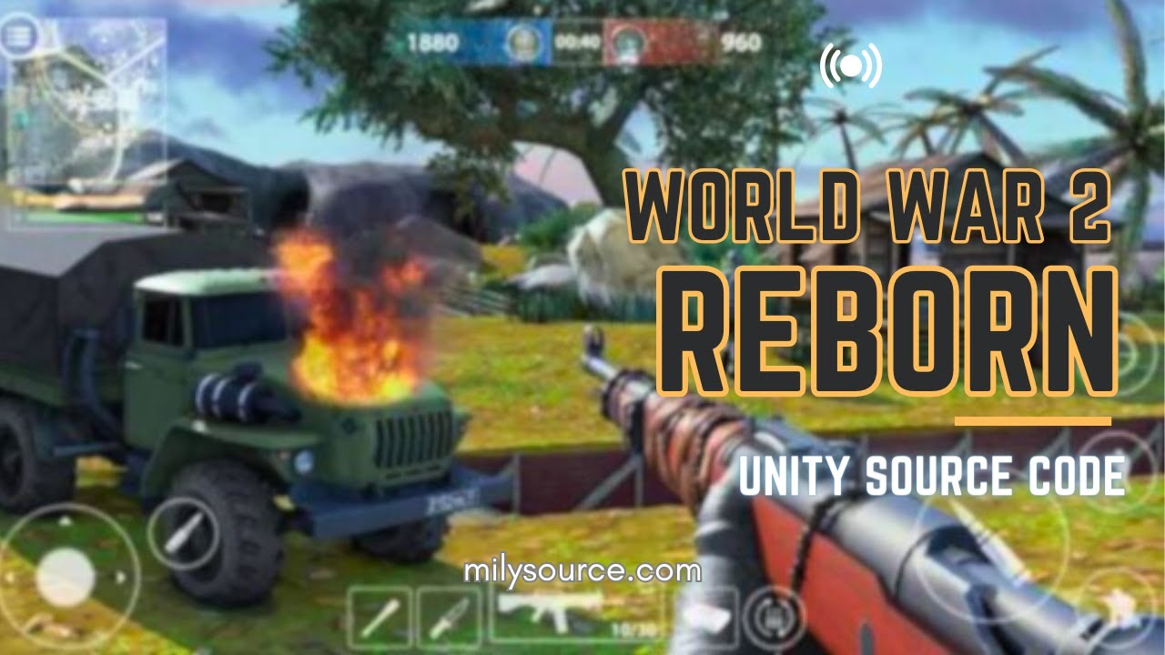 World War 2 Reborn Fps Unity Game Source Code Unity Youtube