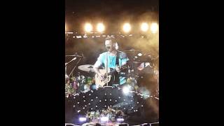 Coldplay Live Earth Angel and Johnny B. Goode with Michael J. Fox at Metlife Stadium