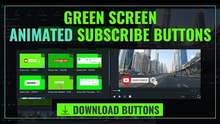 Green Screen Animated Subscribe Button Free Download | Filmora Tutorial 2