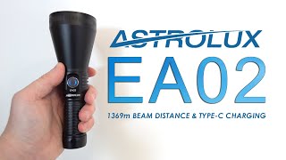 ASTROLUX EA02 - 1369m long range flashlight with Type-C charging