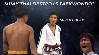 Muay Thai Destroys Taekwondo?