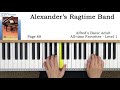 alexander’s ragtime band p.68 alfred s basic adult all time favorites level 1