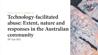 Technology-facilitated abuse: Extent, nature and responses in the Australian community