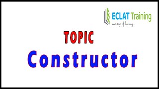 Selenium Online Classes | Constructor | ECLAT Training