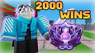 I *FINALLY* REACHED 2K WINS IN ROBLOX BEDWARS 🎉 🔥