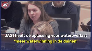 JA21 wil inzetten op meer waterwinning