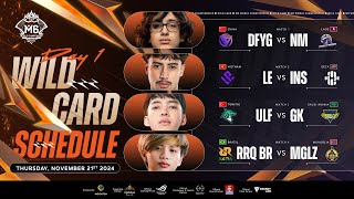 🔴 LIVE | M6 Wild Card Stage | DAY 1