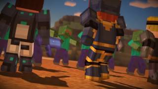 Minecraft: Story Mode episode 7 encountering the super zombies