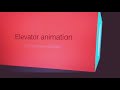 Mitsubishi elevator animation