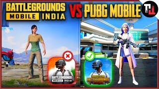 BATTLEGROUNDS MOBILE INDIA Vs PUBG MOBILE || PUBG VS BGMI COMPARISON || bgmi vs pubg mobile