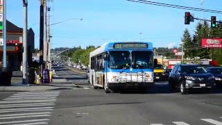 Community Transit 1999 New Flyer D40LF 9170 On The 101 @ Pacific Highway \u0026 196th Street