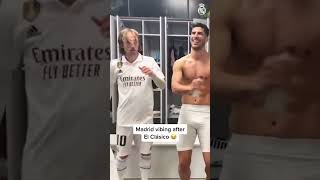 Real Madrid’s winning mood 🕺 (via realmadrid) #shorts