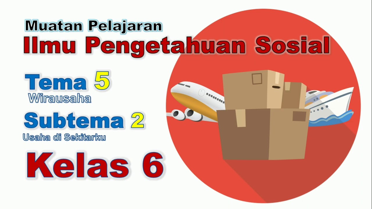 Video Pembelajaran IPS Kelas 6 Tema 5 Subtema 2 / Komoditas Ekspor Dan ...