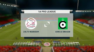 Zulte Waregem vs Cercle Brugge | Belgian Pro League (26/12/2020) | Fifa 21