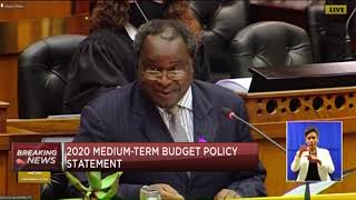 SA finmin Mboweni delivers the 2020 #MTBPS (Full speech)