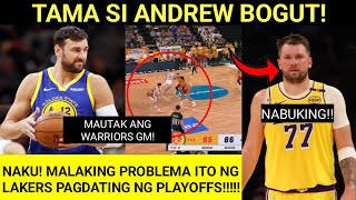 Bilib si BOGUT sa bagong player ng Warriors! | Mahina Depensa ng Lakers?! Hirap sa dallas!