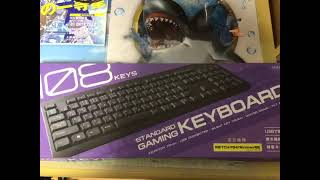 とあるお店で買った500円のキーボード⌨️