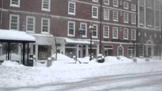 Big Snow in Portsmouth, NH - Feb. 2, 2011