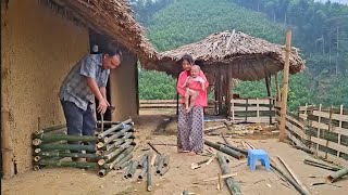 Traditional Village Life: Building with Bamboo | Simple Family Living|| Ly tieu ca's