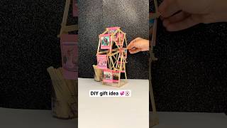 Ferris wheel made from popsicle sticks 💞🎡#craft #shorts #bff
