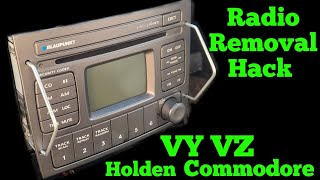 VY VZ Commodore Stereo Removal Trick Hack - Easy as cake!!