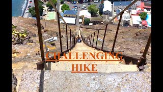 CLIMBING JACOB'S LADDER IN JAMESTOWN, ST  HELENA