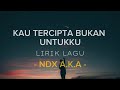 YOU WERE NOT CREATED FOR ME (Lyrics) - NDX A.K.A