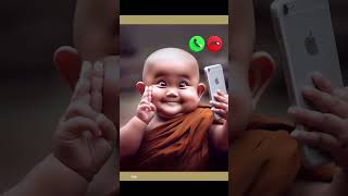 Little Monk  so Cute Amazing Iphone Funny #viral  #trending #short
