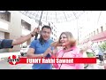 राखी सावंत का उल्टा छाता rakhi sawant funny moments with media