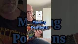 Guitar chords moving positions