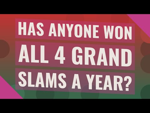 Has anyone ever won all 4 Grand Slams in one year?
